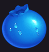 Blue wet balloon