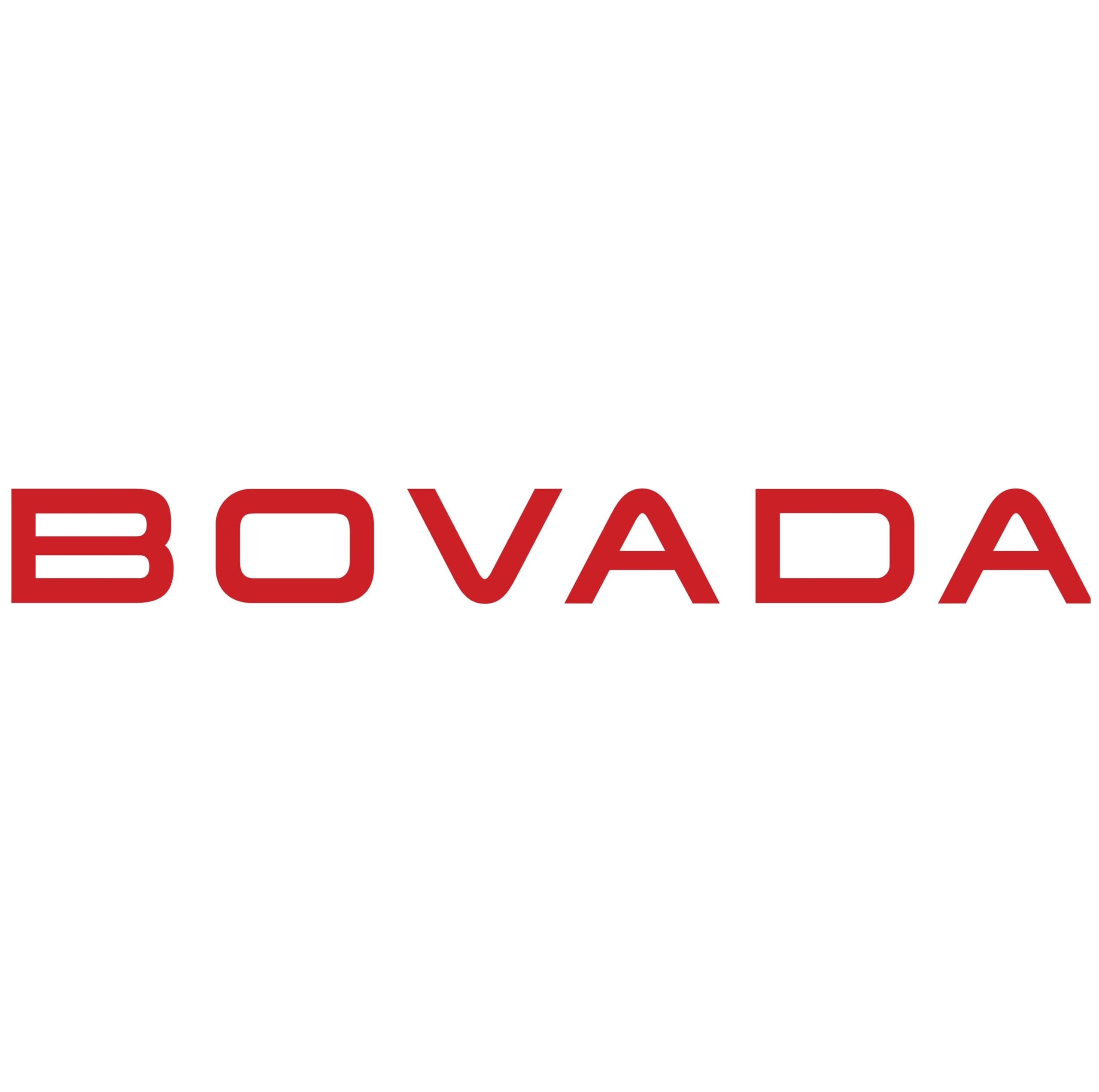 Bovada logo in white background