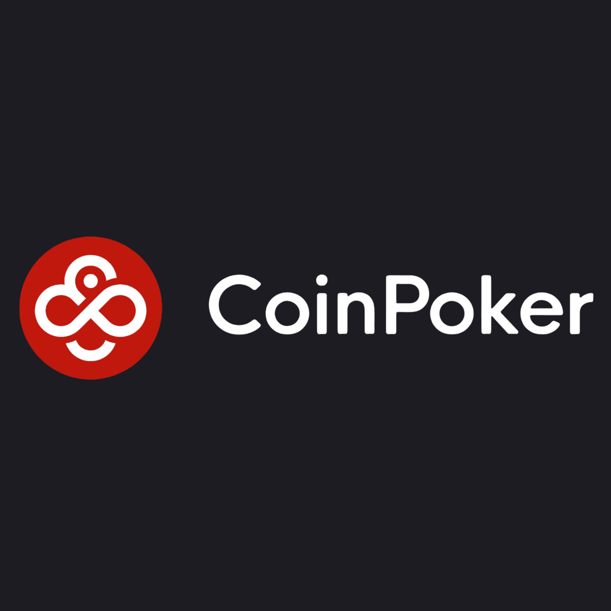 CoinPoker logo in black background