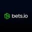 Bets.io logo in black background