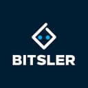 Bitsler logo in dark background