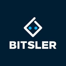 Bitsler logo in dark background