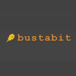 Bustabit logo in dark background