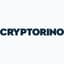 Cryptorino logo in white background