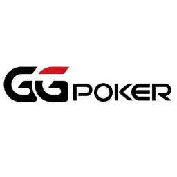 GG Poker logo in white background