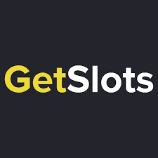 GetSlots casino logo in black background