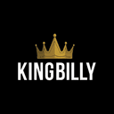 King Billy logo in black background