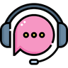 Pink support icon