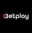 Betplay casino logo in black background