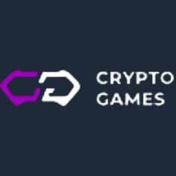 Crypto Games Logo Crypto games logo in dark background