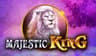 Majestic King Logo Lion in a circle showing the words "Majestic King"