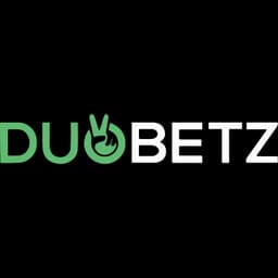 Logo Duobetz casino logo in black background