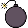 Bomb Icon Bomb Icon in transparent background