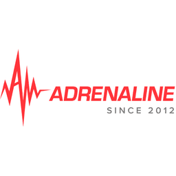 Logo Casino Adrenaline logo in white background