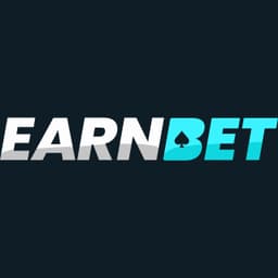 EarnBet Logo EarnBet casino logo in black background