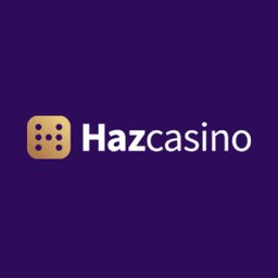 Logo HazCasino logo in violet background