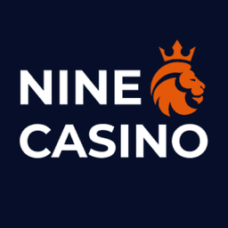 Logo Nine Casino logo in dark background
