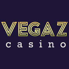 Logo Vegaz casino logo in dark background