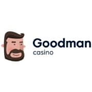 Logo Goodman casino logo in white background