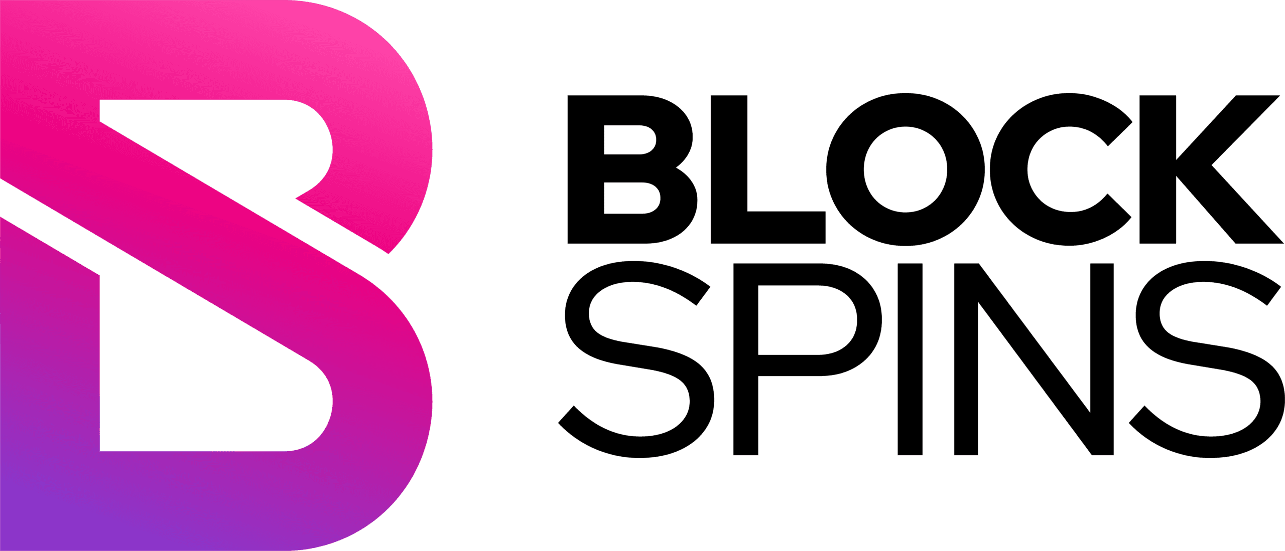 BlockSpins Logo BlockSpins casino logo black