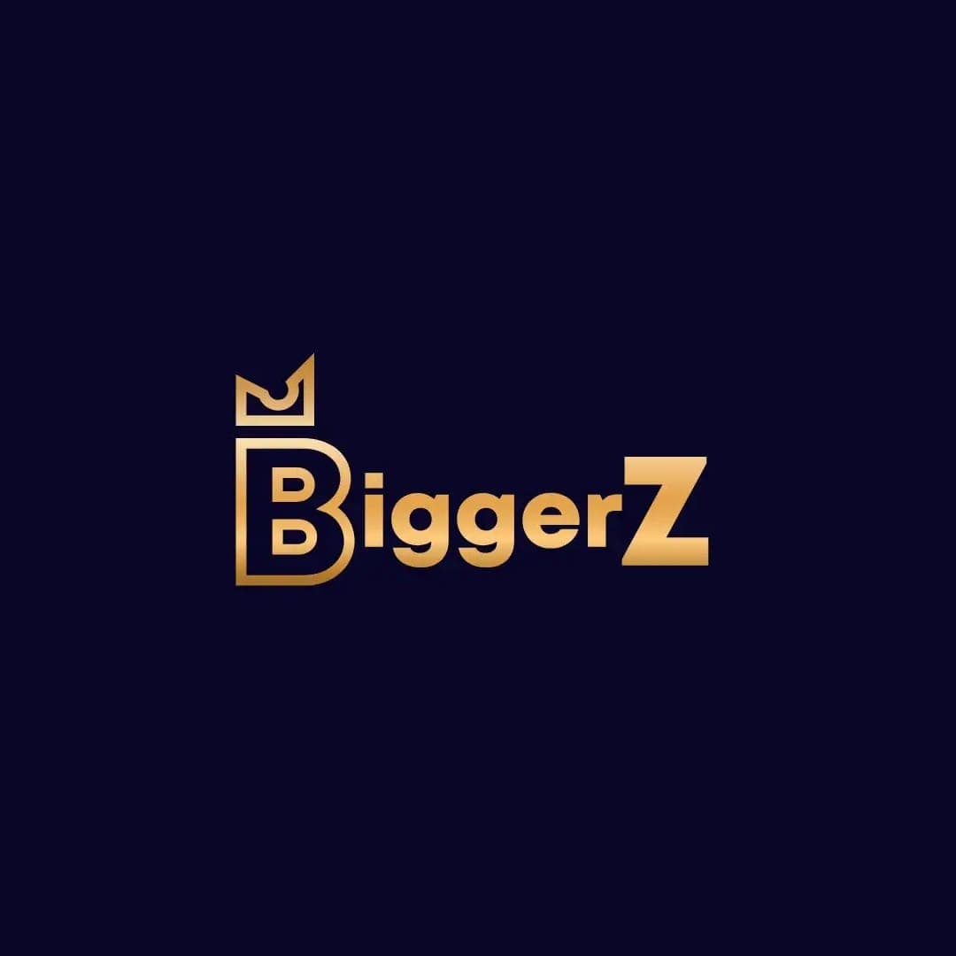 BiggerZ Logo BiggerZ logo in dark background