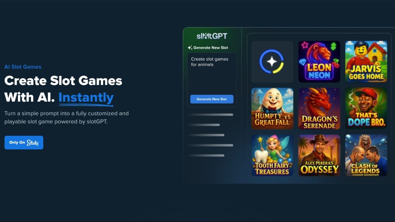 SlotGPT: World’s First AI-Slots Generator at Stake SlotGPT: World’s First AI-Slots Generator at Stake Featured News Image