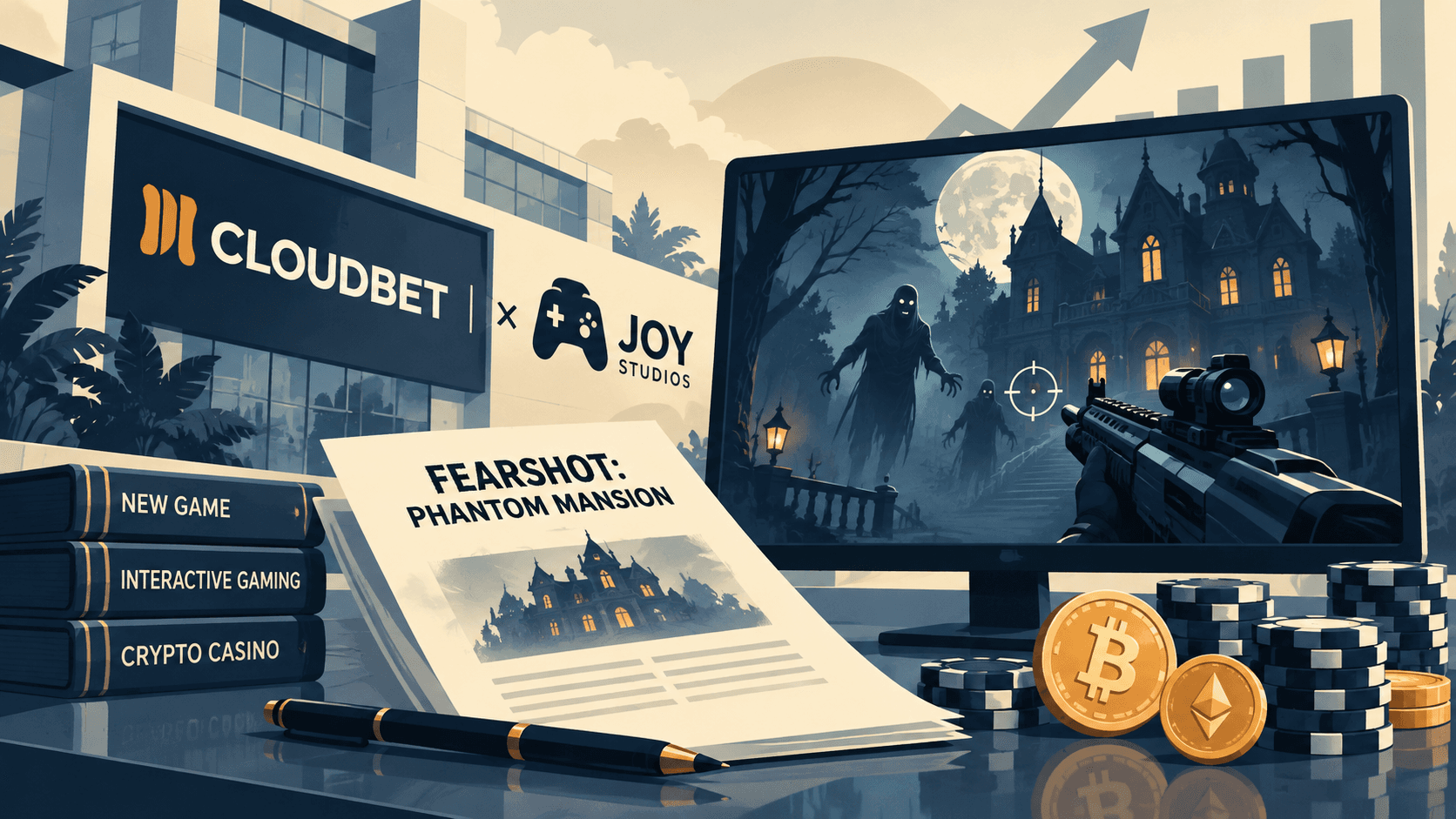 Cloudbet and Joy Studios Launch Horror Shooter With Real-Money Betting Cloudbet and Joy Studios Launch Horror Shooter With Real-Money Betting Featured News Image