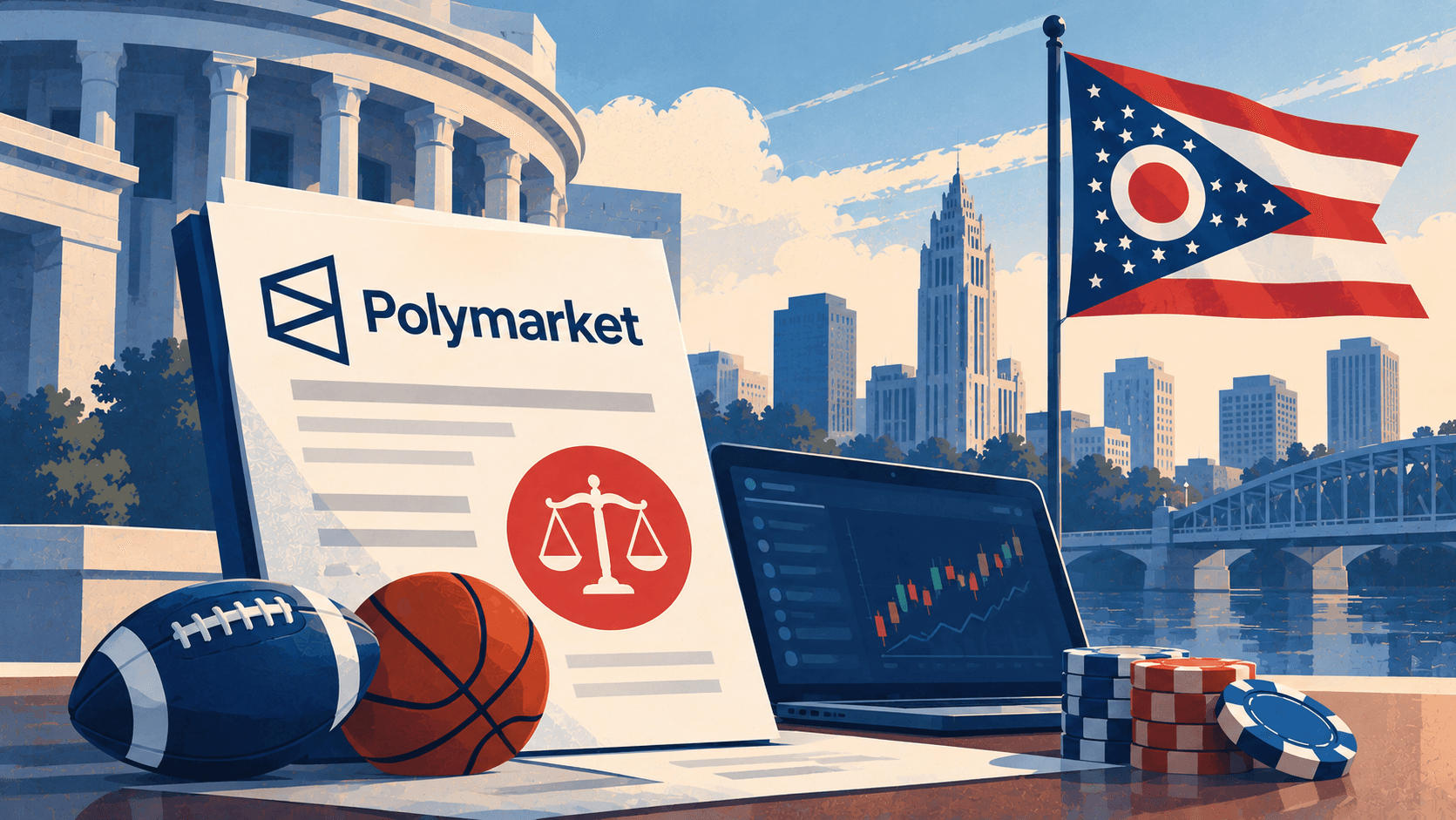 Polymarket US Sues Ohio Officials, Calling In-State Sports Betting Rules Unlawful Protectionism News Image polymarket files a federal lawsuit