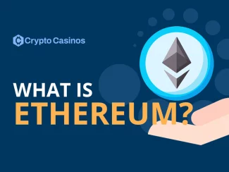 Image from cryptocasinos asking What is ethereum