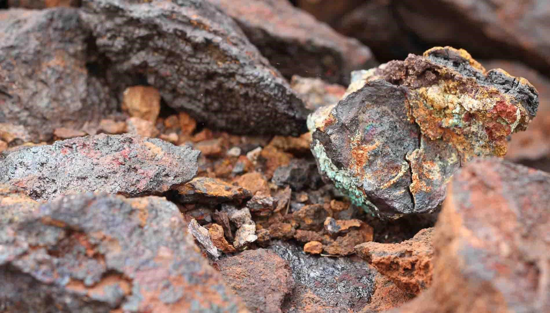 An image of uranium ore