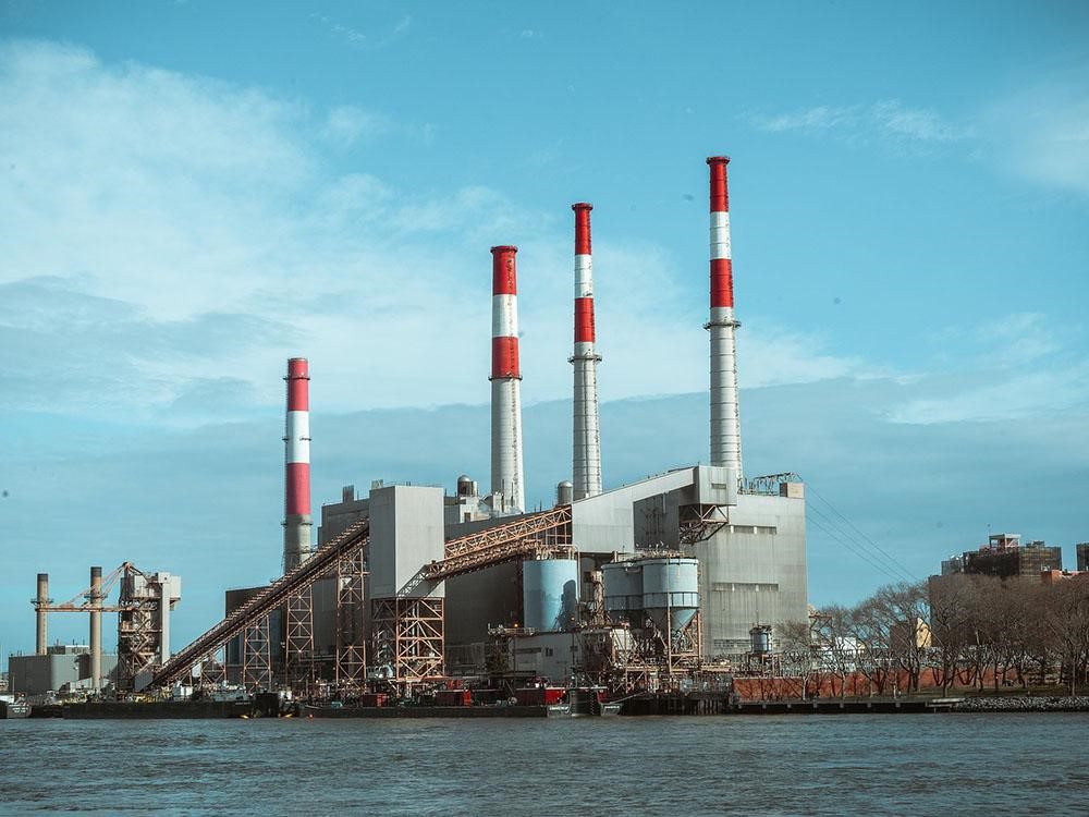 An image of a power plant